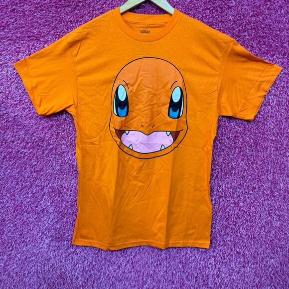 Charmander Big Face Anime Character Nintendo Pokemon Tee M - Picture 1 of 4